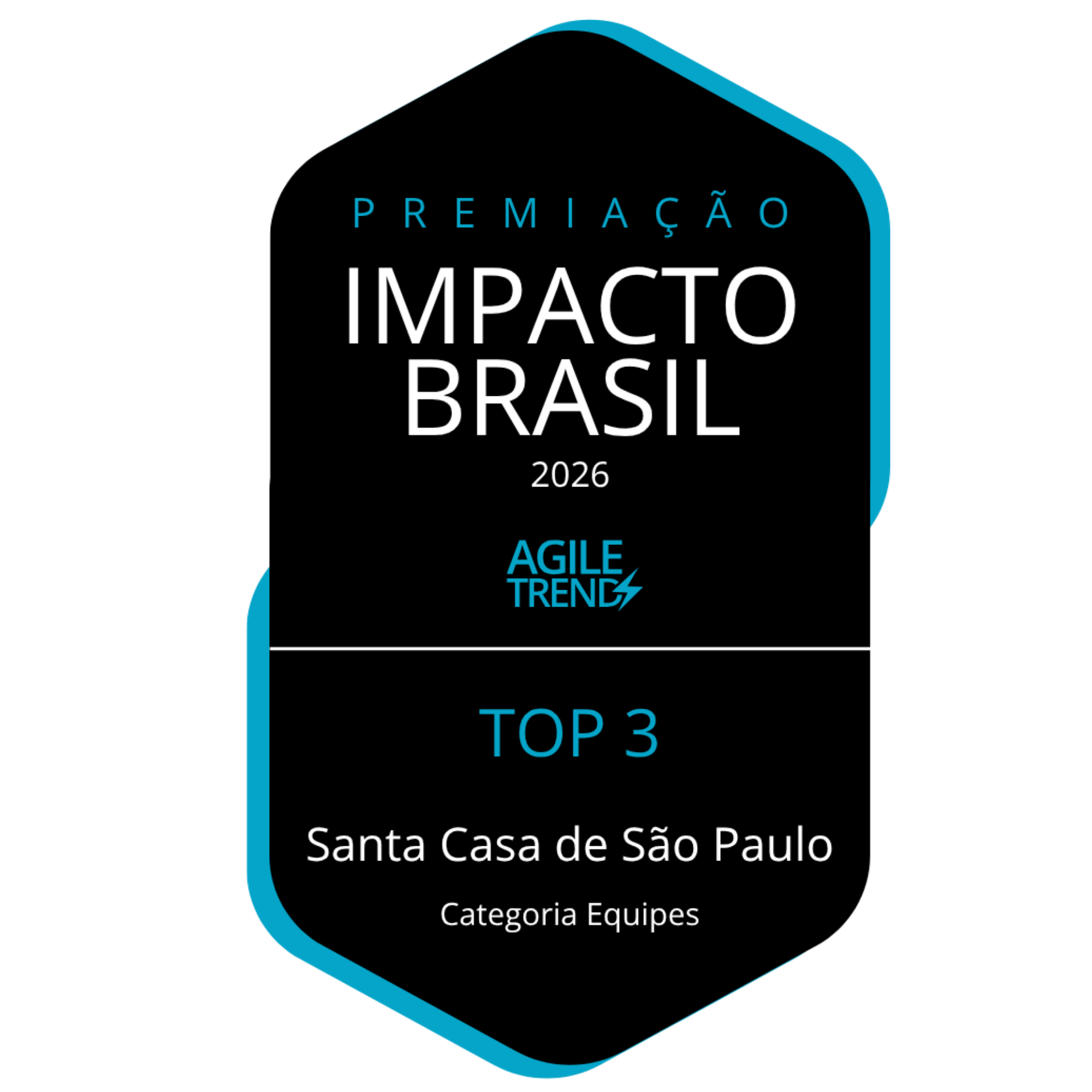 Premiação Top 3 Agile Trends LYA Santa Casa SP
